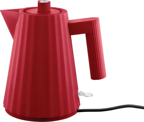 Alessi Plissé Waterkoker 1L Rood