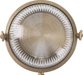 Nautic Lights Tollo - Ø 17,5cm - en laiton - verre strié