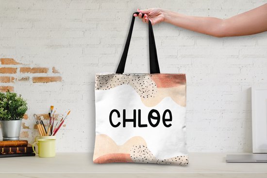 Sac bandoulière - Sac de plage - Shopper Chloe - Pastel - Fille - 40x40 cm - Sac coton
