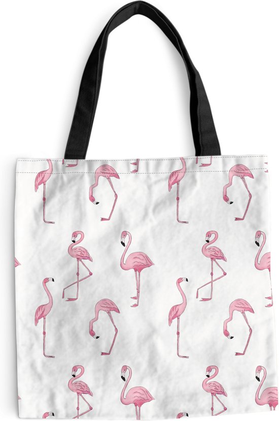 Sac bandoulière Sac de plage Motif Shopper avec flamants roses