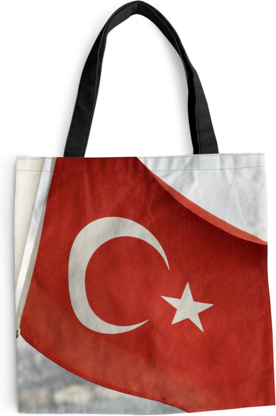 MuchoWow Schoudertas Strandtas Big Shopper Boodschappentas De vlag van. bol