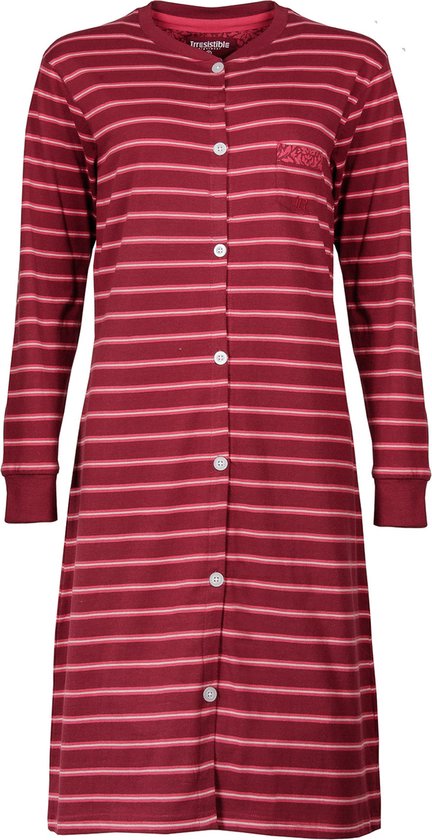 Irresistible Dames Nachthemd Slaapkleed Rood IRNGD2606B Maten: M