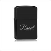 Briquet Zwart Avec Nom - Raoul