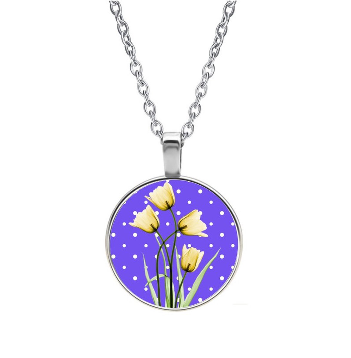 Ketting Glas - Tulpen