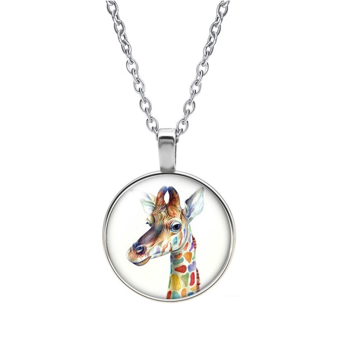 Ketting Glas - Giraffe