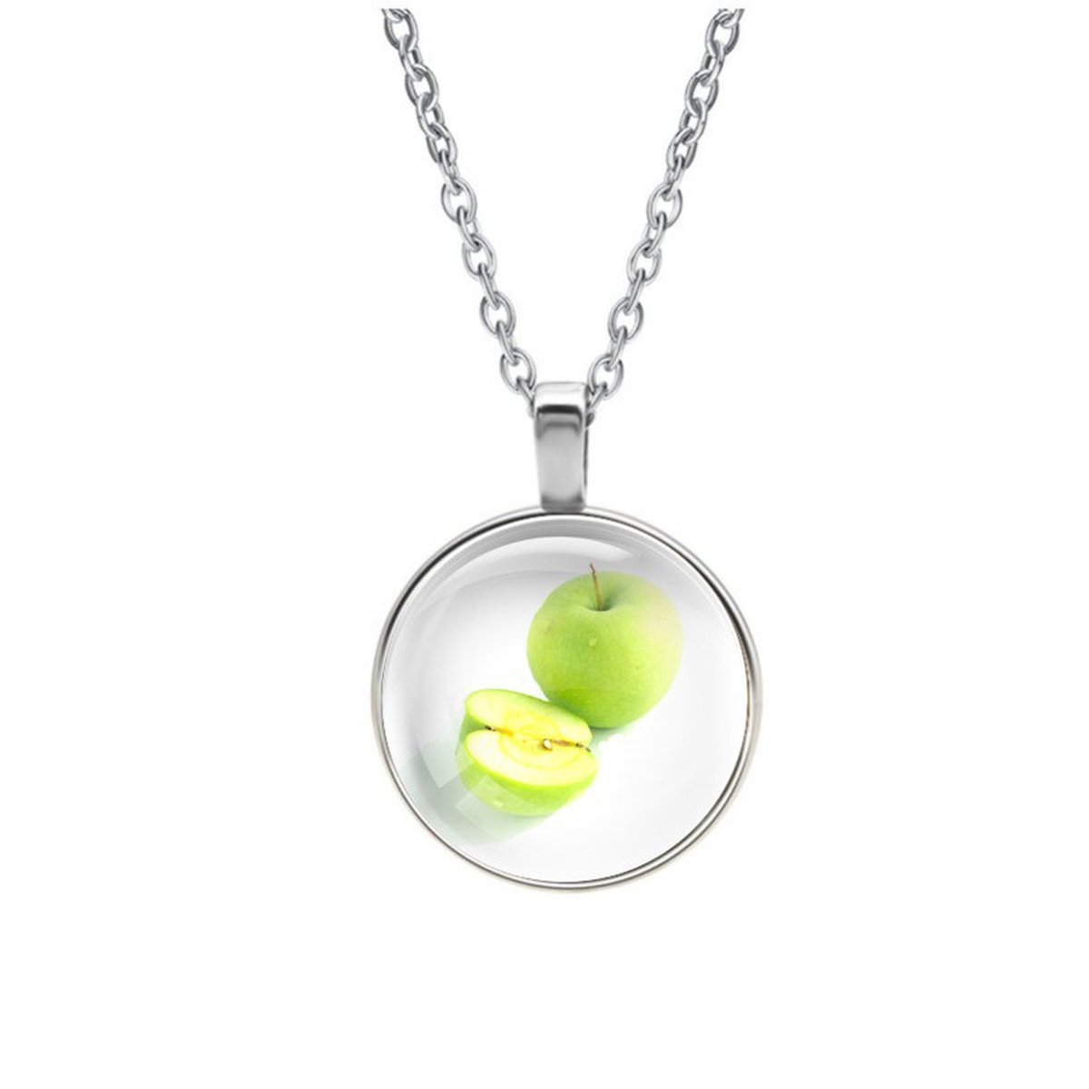 Ketting Glas - Appel