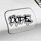 Bumpersticker - So Dope - 8,2 X 15 - Zwart