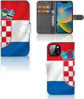 GSM Hoesje Geschikt voor iPhone 14 Leuk Case Kroatië