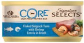 Wellness Core Signature Selects Flaked 79 g - Nourriture pour chats - 24 x Thon et crevettes