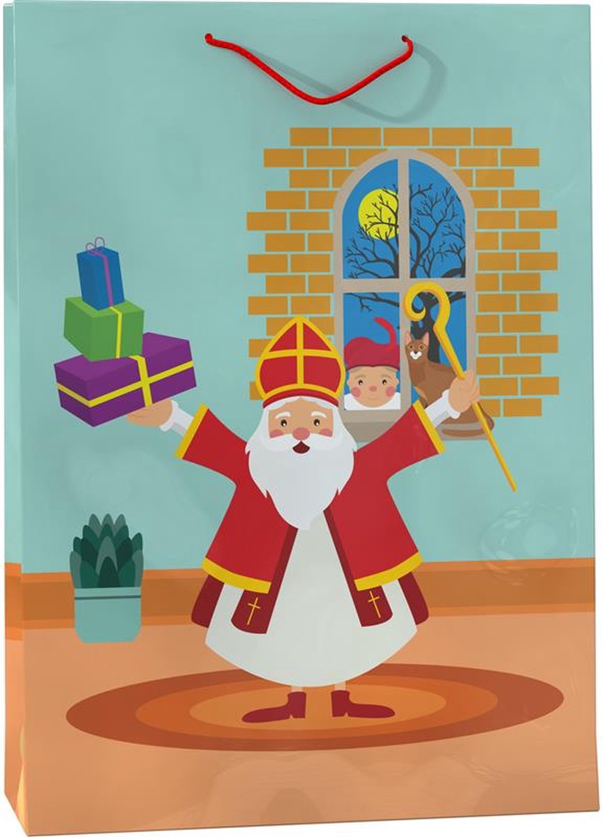 Sinterklaaszak papier 71x51x18cm