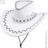 Cowboyhoed Wit Met Decoratie | One Size