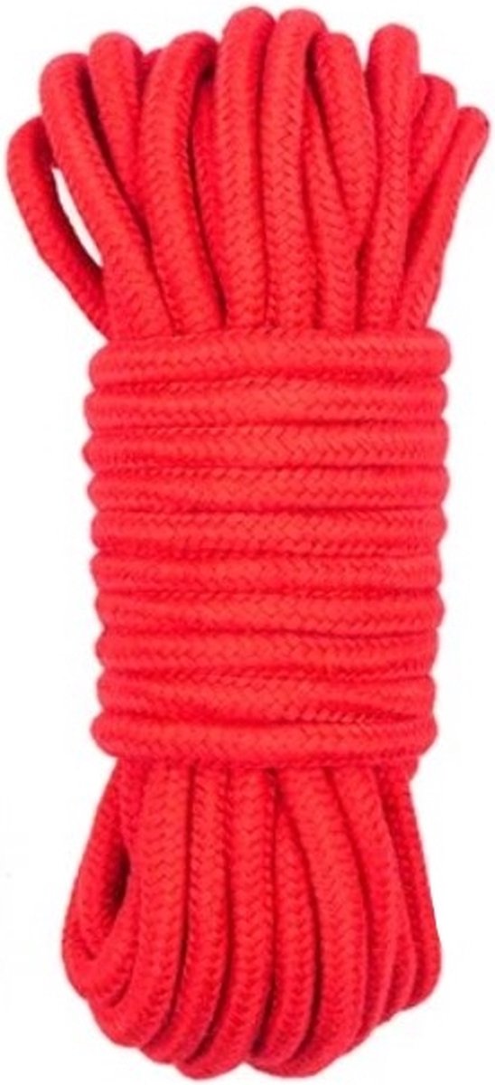 Goedkoopste BDSM Bondage Touw - 10 meter - Rood - Geschikt Voor Full Body Bondage - Partner Sub Vastbinden