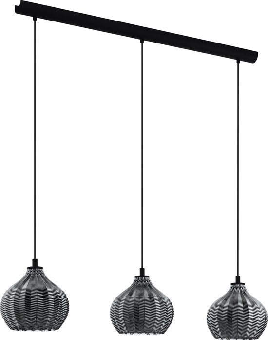 EGLO Tamallat Hanglamp - E27 - 105 cm - Zwart