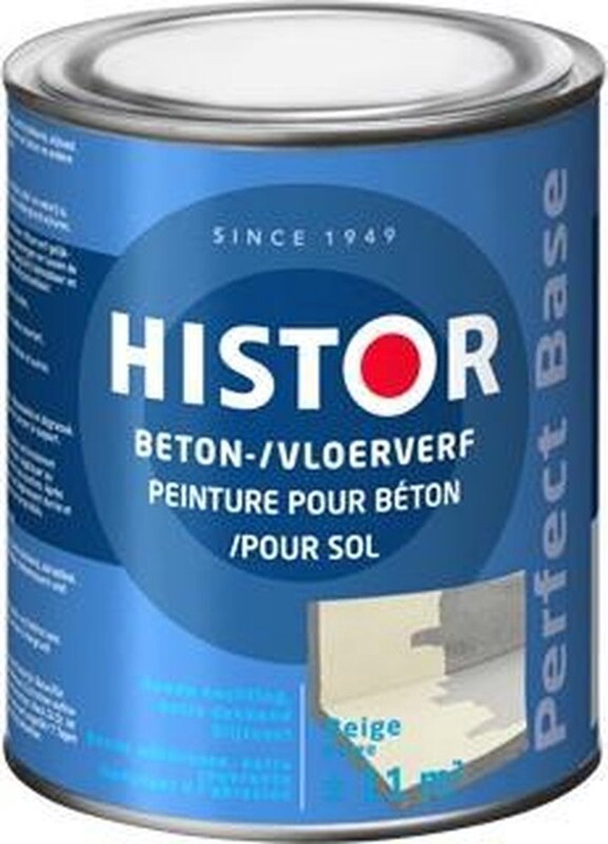 Histor Perfect Base Beton- en Vloerverf 0,75 liter - Beige – foto 3