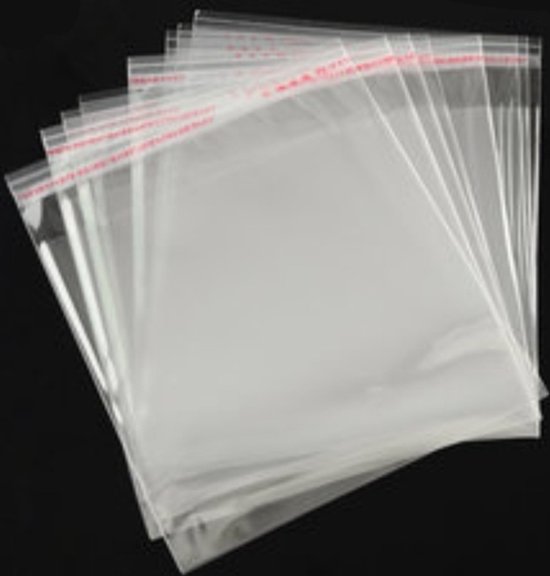 Alstublieft Waarnemen voordeel Cellofaan zakjes10x12 cmmet plakstrip "MULTIPLAZA"50  stuksverpakkingsmateriaal -... | bol.com