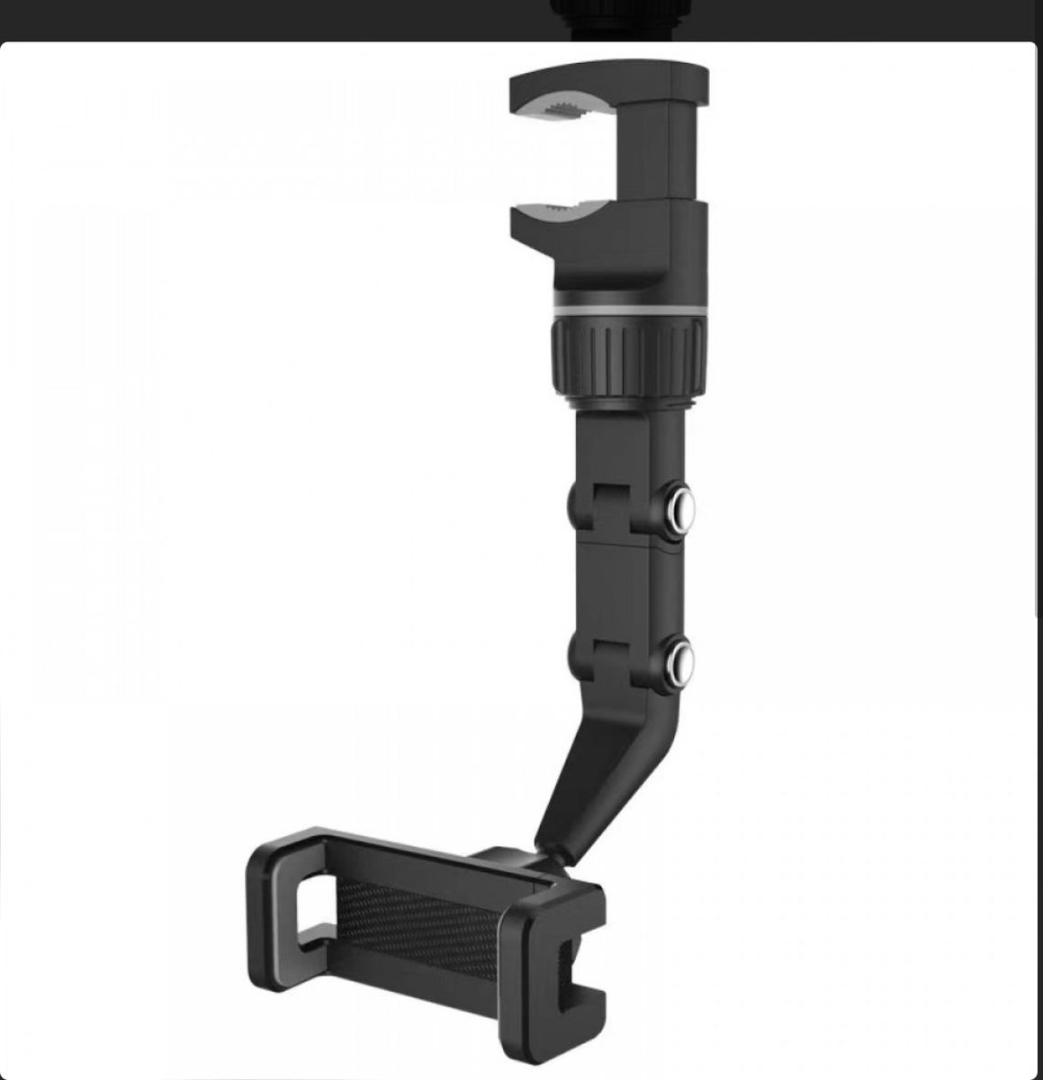Rixus universal rearview mirror telefoon Auto houder 360 ° Rotatie Verstelbare Telefoonhouder Auto Achteruitkijkspiegel Mount Multifunctioneel