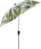 Strandparasol Tropical bladeren 200 cm - Lichtgroen