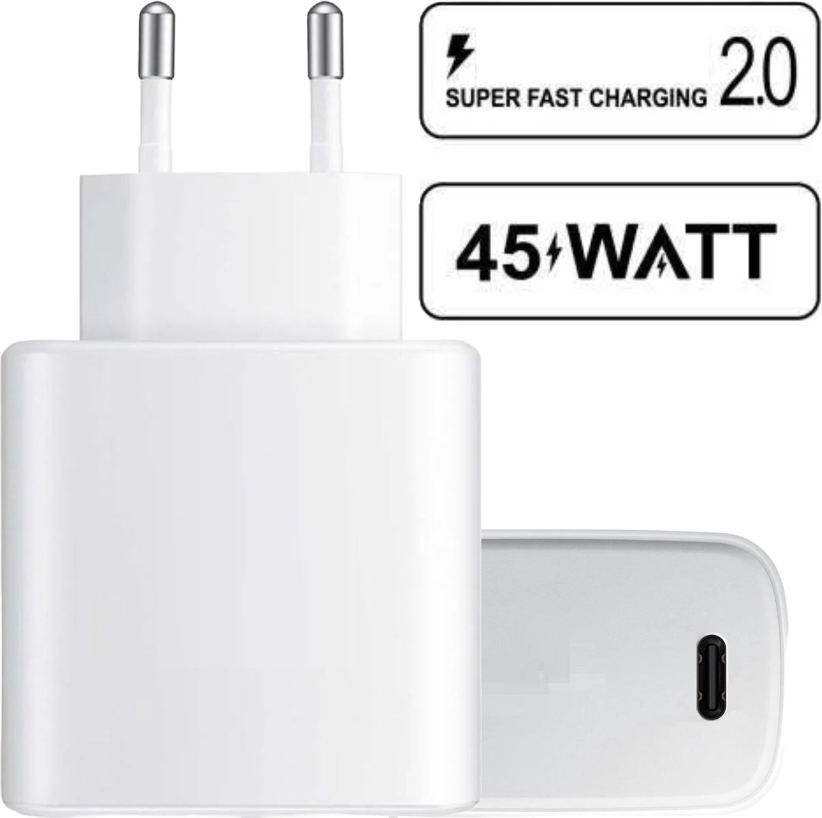 Acheter Chargeur de charge ultra rapide 45W PD pour Samsung Galaxy S20 S21  S22 S23 Ultra Note 20 10 Plus Câble USB Type C Charge rapide Chargeur haute  vitesse