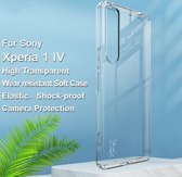 Imak UX-5 Sony Xperia 1 IV Hoesje Flexibel TPU Transparant