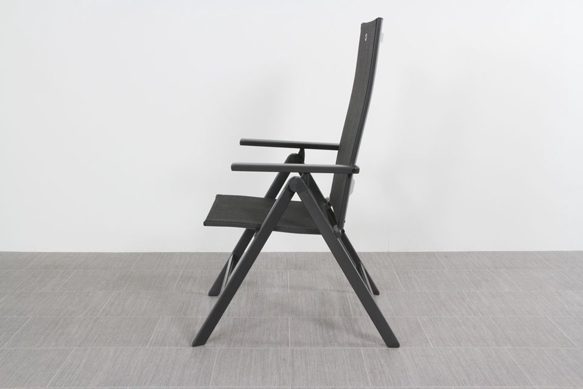 Hartman Napoli chaise de jardin réglable - Anthracite
