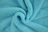 10 mètres de tissu éponge - Bleu Aqua - 90% coton - 10% polyester