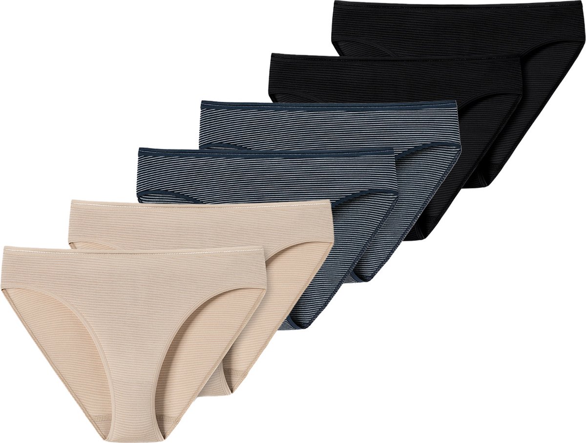 Schiesser Dames midi slip 6 pack Modal Essentials