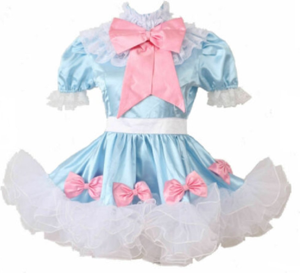 SissyMarket - Sissy maid kostuum set - Stijl 10 - Maat : 3XL