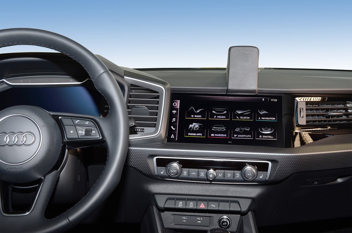 Houder - Kuda Audi A1 (TYPE GB) 10-2018-2022 Kleur Zwart