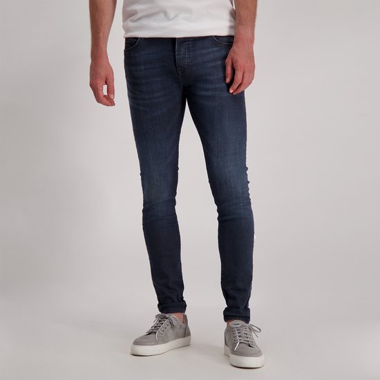 Cars Jeans - Jeans pour hommes - Super Skinny - Stretch - Longueur 32 - Poussière - Bleu Noir