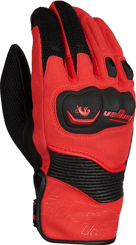 Furygan 4544-108 Dust Gloves D3O Black Red M - Maat M - Handschoen