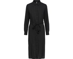 PIECES PCCAMMIE LS MIDI SHIRT DRESS NOOS BC Dames Jurk - Maat S