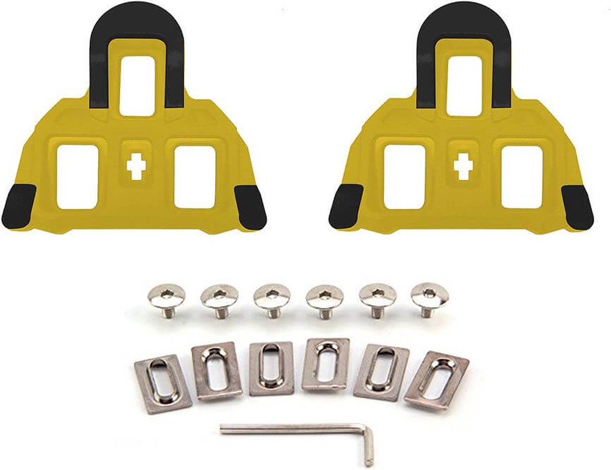FLR schoenplaatje cleat R4.5 SPD-SL geel