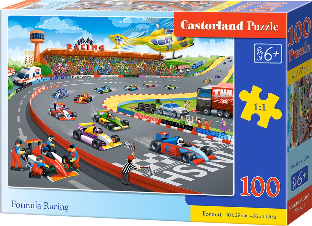 Castorland B-111046 puzzle Jeu de puzzle 100 pièce(s) Véhicules | bol.com
