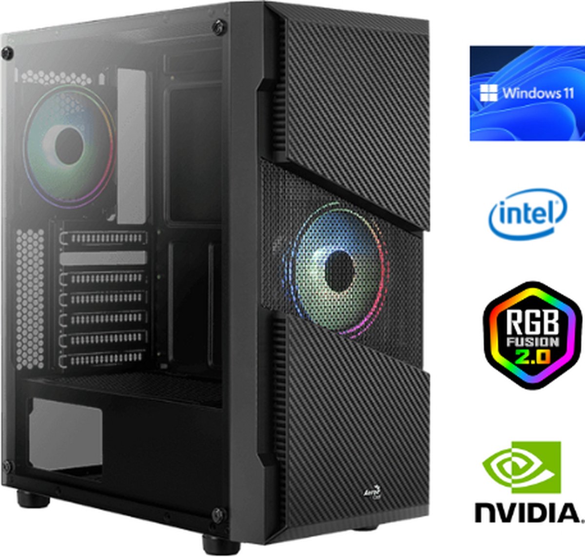 Computerpilot Highend Game PC i312100F NVidia RTX 3060Ti 16GB