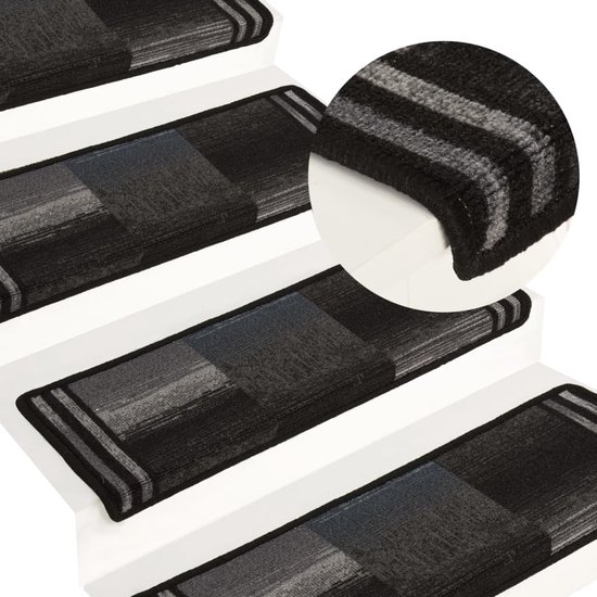 Trapmat Mount Twist antraciet 23,5x65 cm set van 15 kopen