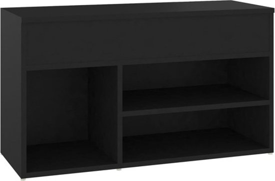 vidaXL-Schoenenbank-80x30x45-cm-spaanplaat-zwart