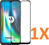 Verre protecteur d'écran - Protecteur d'écran en Glas Tempered Glass complet Convient pour : Motorola Moto G9 Play / Motorola Moto E7 Plus - 1X