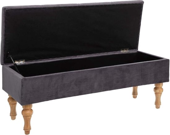Opvouwbare Opberg Poef - Hocker – Bench – Bench with Storage space - Zitkist – Woonkamer accessoires 	‎102 x 41 x 38 cm