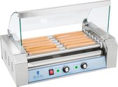 Royal Catering Hotdog Grill - 7 rollers - Roestvrij staal
