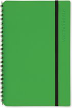 Vacavaliente - Notitieboek A5 - Gerecycled Leer - Groen
