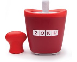 Zoku zoku quick pop maker ijsmaker single rood