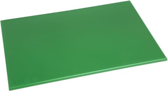 Hygiplas HDPE snijplank groen 600x450x12mm - J013 - Nisbets de