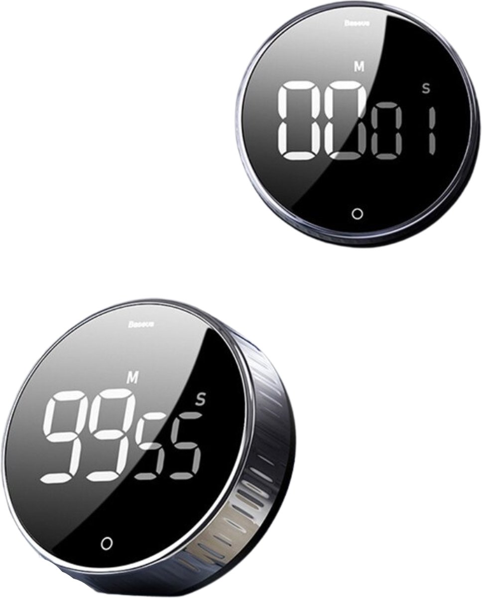 Goose Lyne® | Digitale kookwekker - Inclusief Stopwatch - Kookwekker magnetisch - Moderne kookwekker