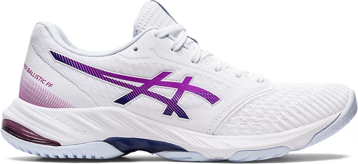 Asics Netburner Ballistic FF 3 indoorschoenen dames wit | bol.com