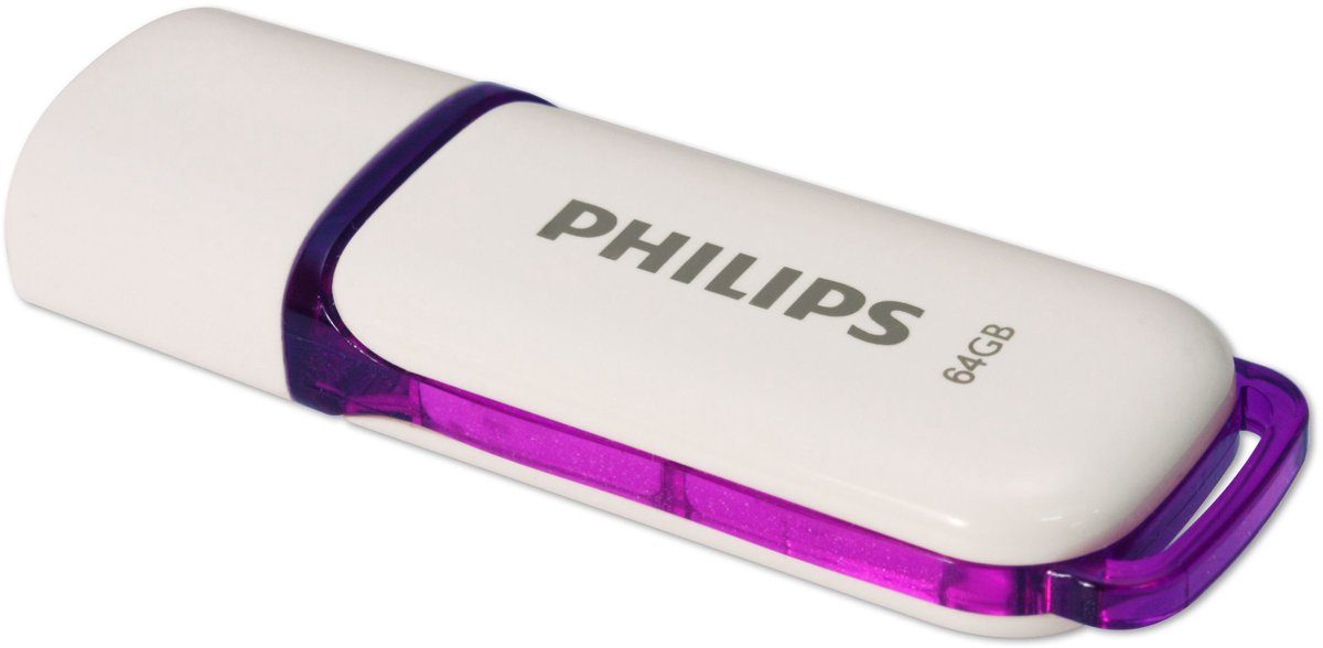 Bol.com Philips USB Flash Drive FM64FD70B 64GB - USB-Stick / Wit aanbieding