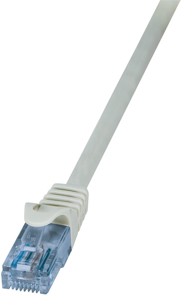 CAT6a U/UTP grijs 1.5M CCA - Netwerkkabel - Computerkabel - Kabel