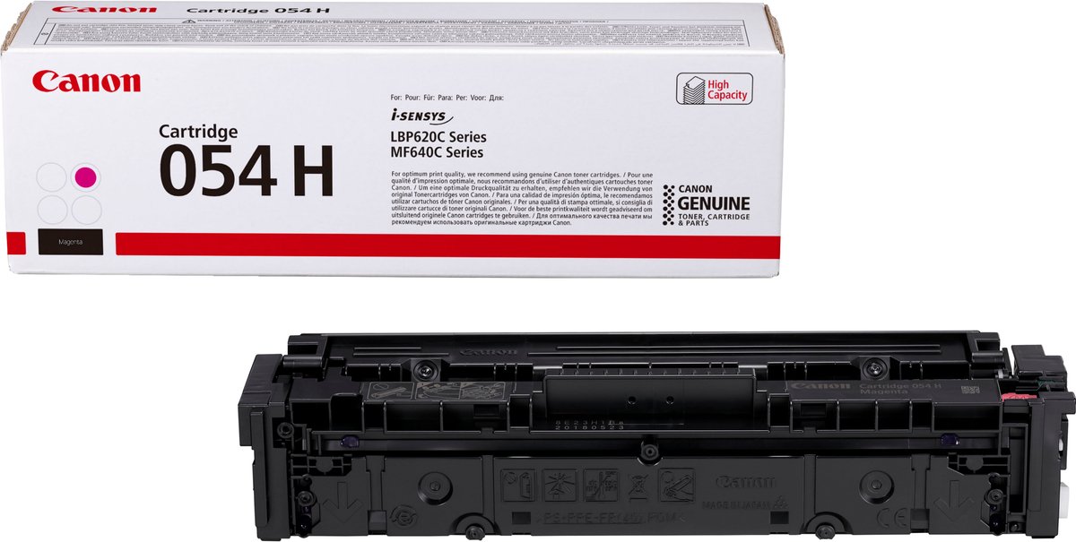 Canon 054 H Toner Magenta (Hoge capaciteit)