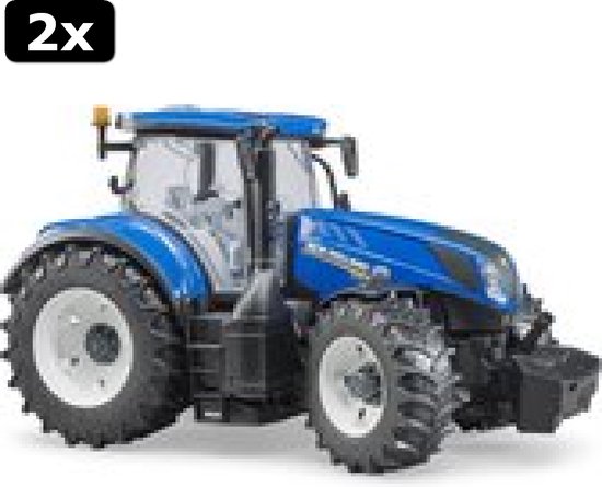2x Bruder Tractor New Holland T7315 | bol.com