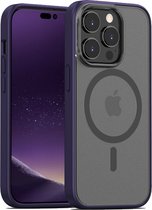 Mag - Bumper magnétique givré iPhone 14 Pro | Violet