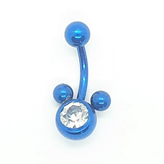 Navel Piercing Blauw bol